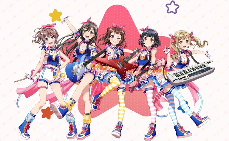 Poppin'Party 멤버 이미지