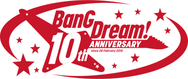 뱅드림! 프로젝트 10주년 기념 로고