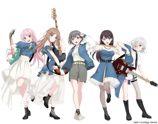 MyGO!!!!! 멤버 이미지 (걸파 게임 내)